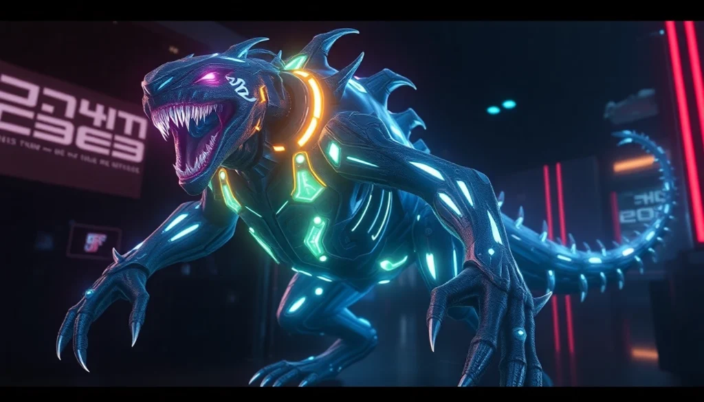 Dynamic illustration of 789f.monster showcasing its unique features and vibrant colors for an engaging website visual.