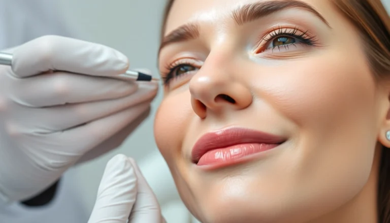 Botox Zürich: Experienced specialist performing facial injection for a youthful, rejuvenated appearance in a professional clinic setting.