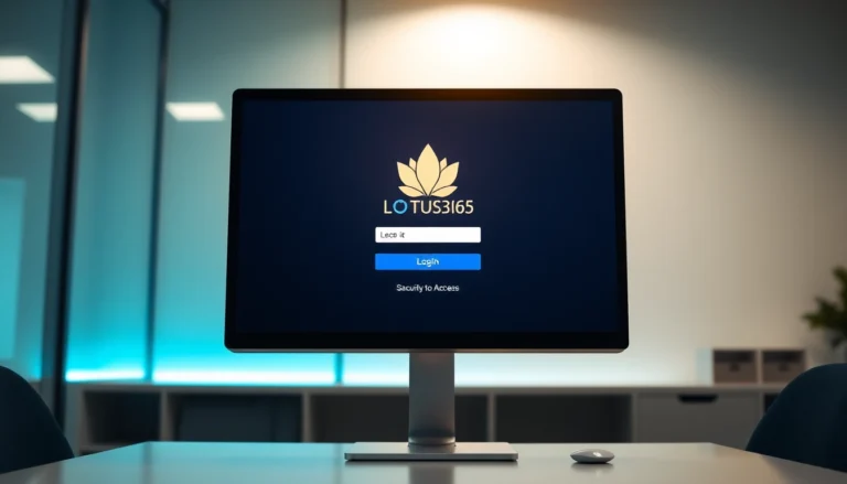 Secure Lotus365 Login screen with user authentication interface, highlighting trusted access to online betting and casino services.