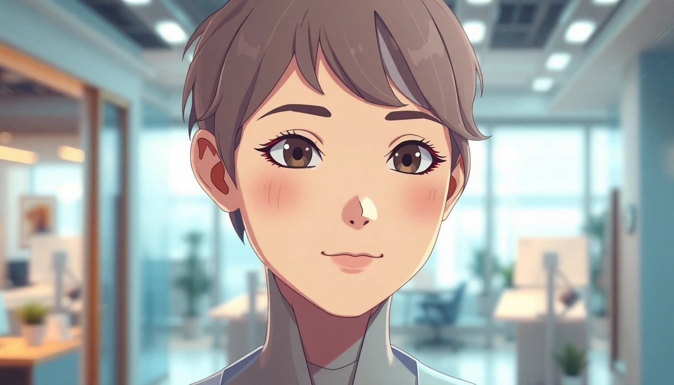 High-quality nsfw ai generated scene showcasing a hyper-realistic anime character with expressive features in a stylish digital setting, focusing on realism and visual appeal for screen readers.