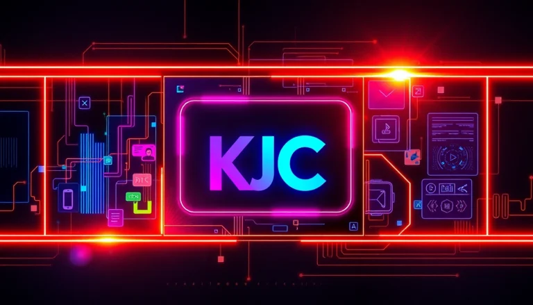 Innovative Lien minh KJC digital platform showing vibrant interface with modern design and
