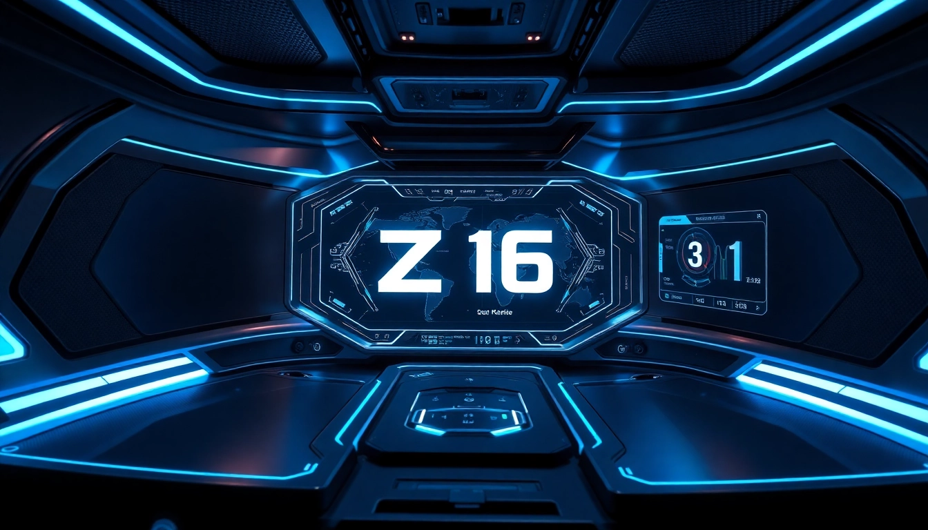Z16 technology integration with sleek interface highlights advanced performance and innovation