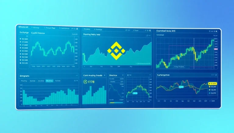 Comprehensive Binance exchange guide showing trading dashboard and cryptocurrency charts for beginner users seeking crypto trading insights.