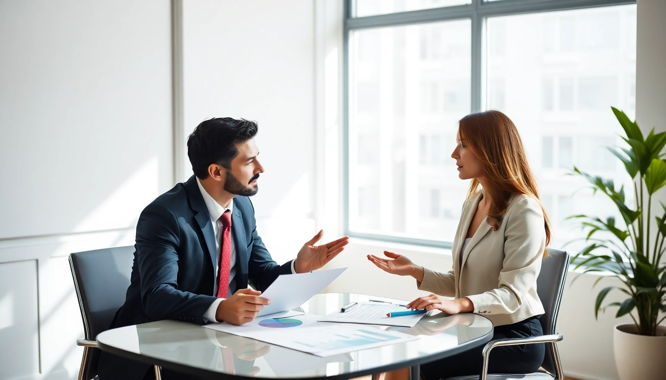 Clear guide to income drawdown options explained by financial advisor to client in a