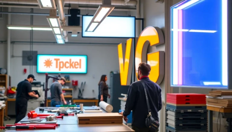 Leading sign company in Louisville crafting custom illuminated storefront signs to boost