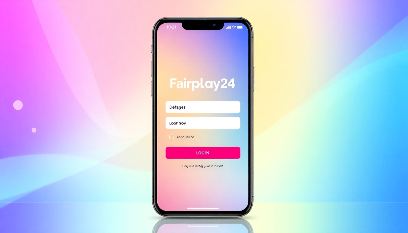 User accessing Fairplay24 login on mobile device for secure online betting in India
