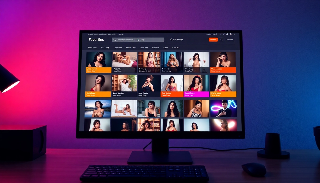 Screenshot of an adult website homepage showing video thumbnails and categories.