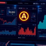 Aicoin cryptocurrency analytics dashboard with real-time charts and data visualization for investors